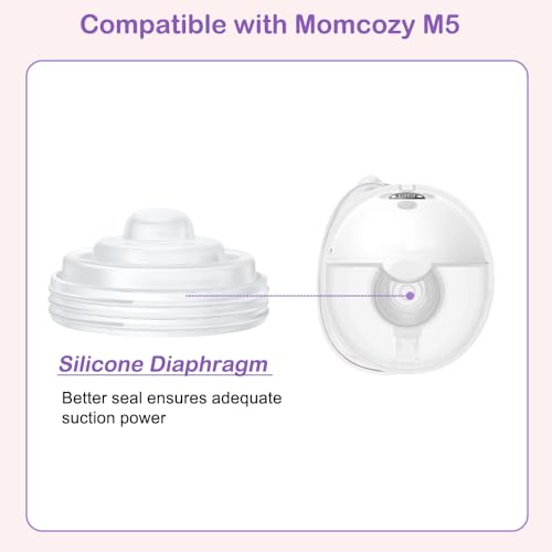 Image of 6Pcs Diaphragm Compatible with Momcozy M5 Breast Pump, Breast Pump Replacement Accessories for M5 Diaphragm, for Momcozy Pump Replacement Accessories