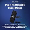 Course Motorsports Direct Fit Magnetic Phone Mount | Jeep Grand Cherokee Phone Holder | Custom Fit Car Phone Mount | Compatible with Jeep Grand Cherokee WK2 (2011–2022)