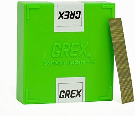 GREX P6/15L 23 Gauge 5/8-Inch Length Headless Pins (10,000 per Box) by Grex Power Tools
