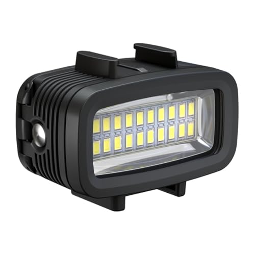 Luz LED subacuática recargable IPX8 con tamices de color para cámara de acción