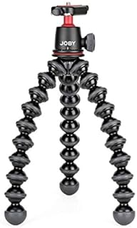 JOBY JB01507-BWW GorillaPod 3K Kit, Flexible Lightweight Tripod with BallHead for DSLR and CSC/Mirrorless Camera Up to 3 kg Payload, Black