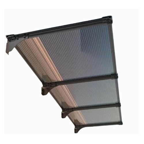 Auvent de porte d'entrée en polycarbonate rigide avec abri extérieur pour pluie