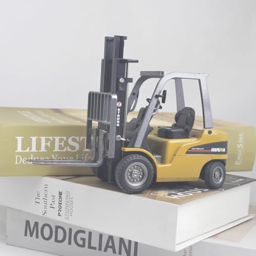 Modelo de camión montacargas de aleación Ailejia miniatura 2