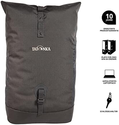 Tatonka 34 l Daypack Grip Rolltop Pack - plecak z rolowanym zapięciem i 15 kieszenią na laptopa - plecak dzienny dla kobiet i mężczyzn - 34 l