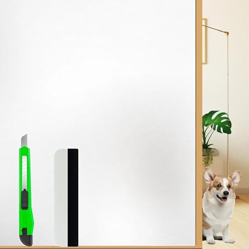 HONLONE Privacy Film For Glass Windows Frosted Window Film 75X200cm Opaque Frosting Cover Obscure Window Film Privacy Protection Self Adhesive