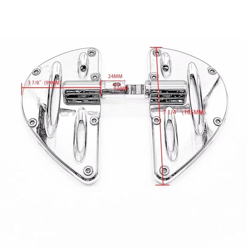 Repose pieds pliables de qualité supérieure pour plancher Softail Dyna