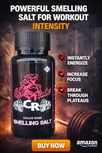Image of Callus Rage Ammonia Smelling Salt 50g for Gym Powerlifting and Combat Sports, Pre Lift Inhalant for Athletes, Beast Mode Smelling Salt for Training