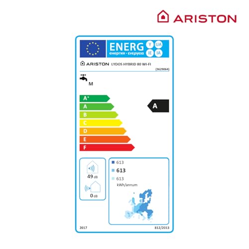 Chauffe eau thermodynamique ARISTON Lydos Hybrid Wifi 80 Économie d'énergie Installation murale - vue 8