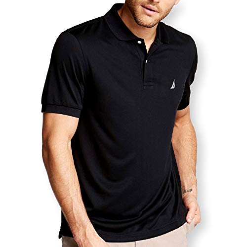 Polo Nautica homme classic fit noir XXL en coton respirant pour l'été