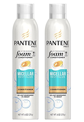 Pantene Pro-V Haircare - Foam Conditioner - Micellar Revitalize - Net Wt. 6 OZ (170 g) Per Can - Pack of 2 Cans