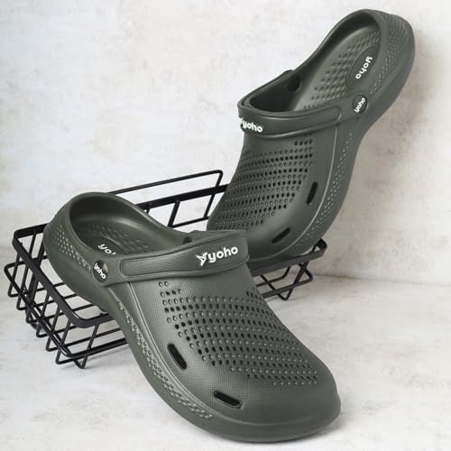 Image of YOHO Classic Clogs for Men | Cushioned Footwear | Lightweight | Waterproof l Stylish