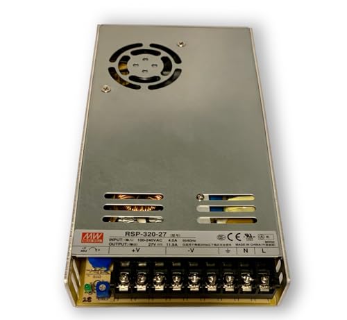 MEAN WELL RSP-320-27 321.3W 1U Metálico unidad de - Fuente de alimentación (321,3 W, 88 - 264, 47 - 63, Activo, 8 ms, 89%)