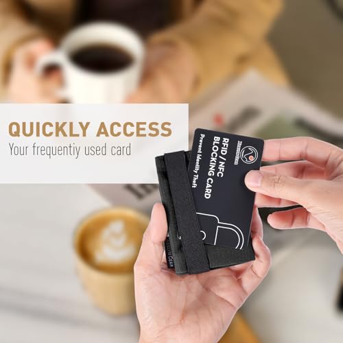 Image of Front Pocket Wallets for Men - Nylon Fabric Minimalist Wallet Slim Thin Trifold with Cash Compartment and 3 Slots Hold 12 Credit Cards in Lightweight and Compact for Everyday Carry