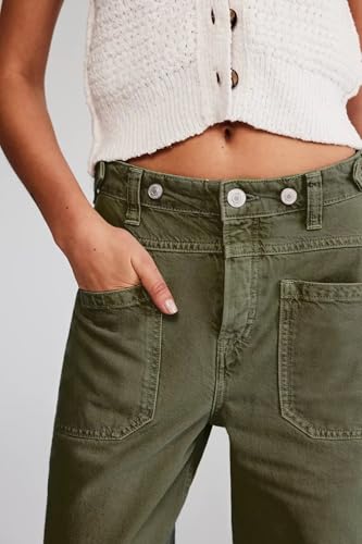 Allimy Womens Jeans High Waisted Straight Leg Baggy Boyfriend Jeans for Women Trendy 2025 Cargo Pants - Image 7