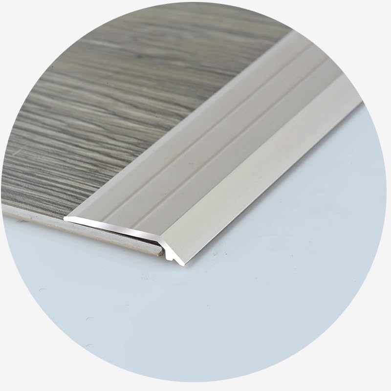Aluminium Floor Cover Strip Threshold Strip for Uneven Floor, 25mm Metal Edging Trim Strip, Wooden Floor Threshold Strip (Color : Purple Gold, Size : Length 90cm (3ft))