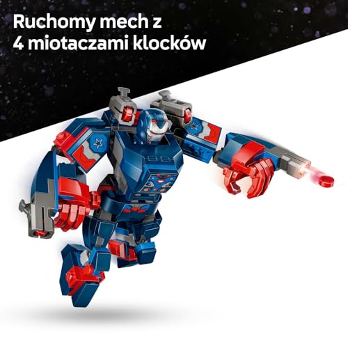 LEGO ǀ Marvel Avengers: Koniec gry Thor kontra Chitauri, zabawka dla dzieci do zbudowania, mech Iron Patriota i 7 minifigurek w zestawie, pomysł na prezent dla chłopców i dziewczynek od 8 lat 76322