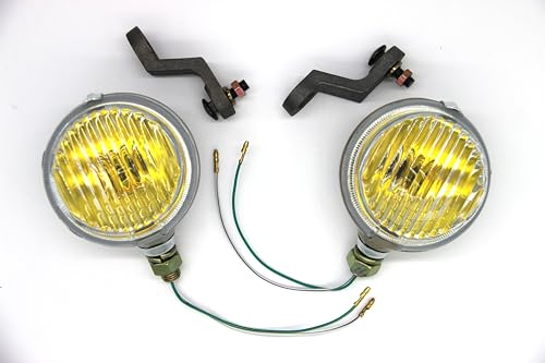 Fog Lamp Set (2) - Compatible with Toyota Land Cruiser FJ40 FJ43 BJ40 (1969-1980)
