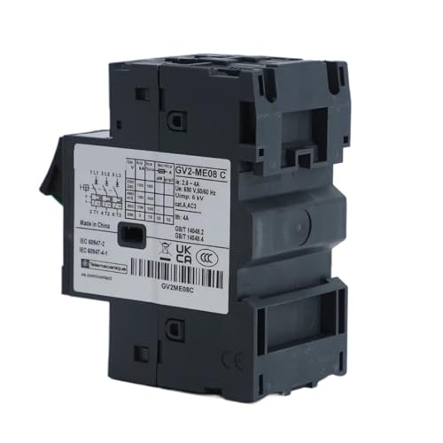 Interrupteur de disjoncteur moteur GV2ME06C commande bouton-poussoir - 4