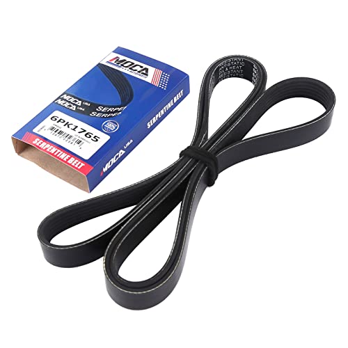 Image of MOCA EPDM Serpentine Belt Professional V-Ribbed Compatible with 94-98 for Buick Century 3.1L & 96-99 for Chevrolet Lumina 3.1L & 98-01 for Ford Ranger 2.5L #6PK1765