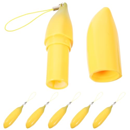 NIYANGLE ���b�v�O���X�`���[�u �󃊃b�v�N���[���e�� �o�i�i�^�l�ߑւ��{�g�� ���^�R���p�N�g �����^�їp 6�Z�b�g