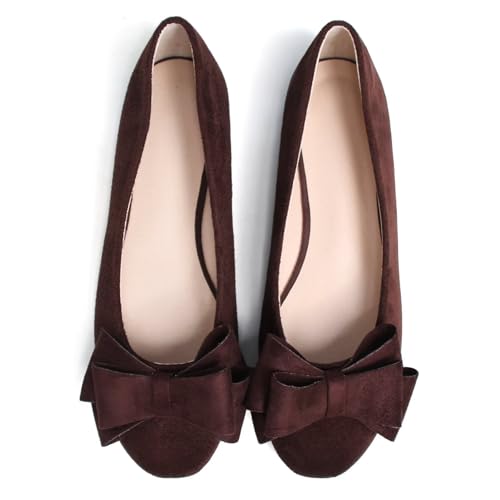 Image of TN TANGNEST Women Fashion Bowknot Flats Comfort Pointed Toe Dress Shoes
