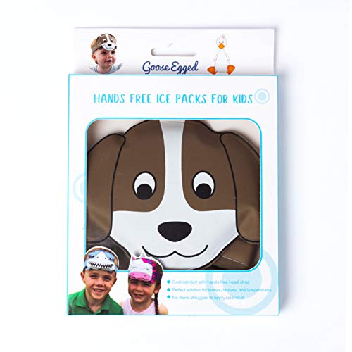 Image of Hands Free Ice Pack for Kids; Ice Packs for Bumps and Temperatures; Baby Shower and Registry Essential, Dog