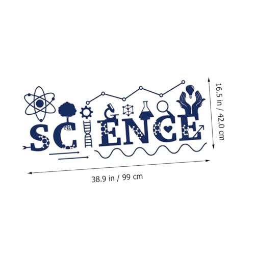 Vinilo decorativo ciencia 99x42 cm adhesivo para pared miniatura 2