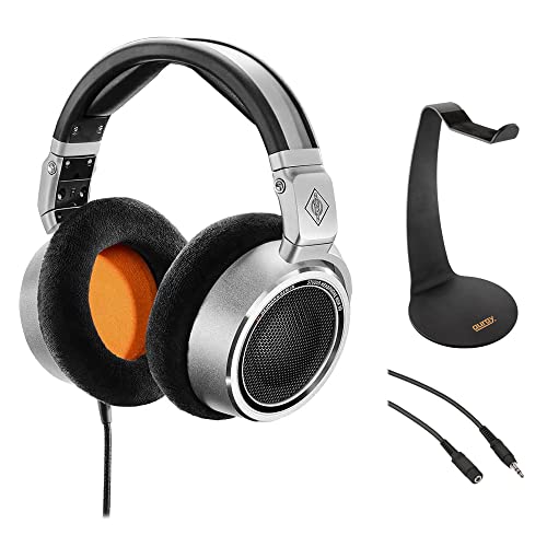 Neumann NDH 30 Dynamic Reference-Class Open-Back Studio Headphone Bundle with