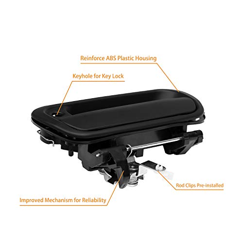 Gledewen Tailgate Handle Liftgate Latch Handle With Keyhole | For 2000-2006 Toyota Tundra | Replaces# 69090-0C010 69090-0C030-C0 #TOP3