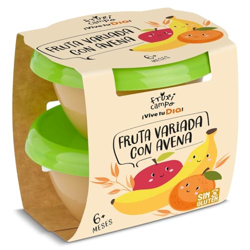Tarrito papilla fruta avena Dia Fruticampo 260 g