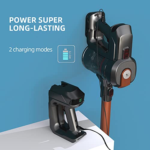 Cordless Stick Vacuum Cleaner 30KPa Powerful Suction Quiet Lightweight