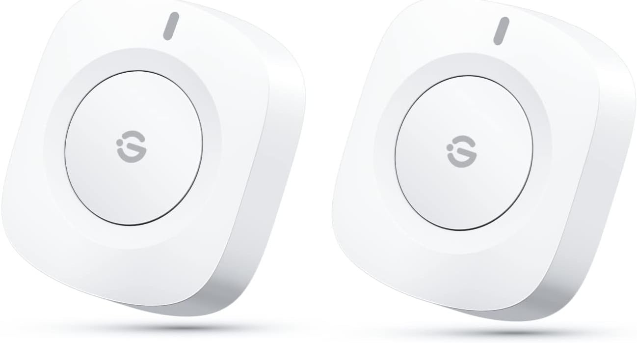 GoveeLife Wireless Mini Smart Button Sensor, Group Control Multiple Devices, Versatile Control Button, Battery Powered, Supports Most Govee Smart Products 2Pack