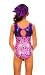 TumbleWear Girl's Makenna Pink Party Time Leotard (Child 10-12, PINK)