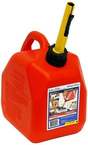 Scepter 2 Red 2 Gallon Spill-Proof Gas Can Container (AB10S), 1 Pack