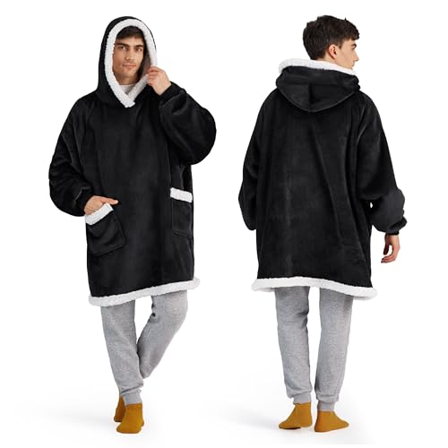 Bedsure Sherpa Oversized Blanket Hoodie