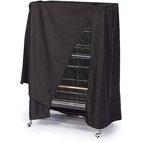 Bird Cage Cover Waterproof Multifunction Sun Protection Parrot Cage Cover Pet Supplies Dust Proof Bird Cage Cover With Zipper Anti UV Durable Breathable Knitted Parrot Guard Protective Washable(47in) Cover