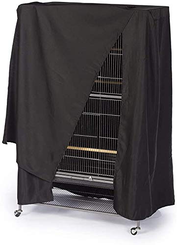 Funda para jaula de pájaros, impermeable, protección solar,suministros para mascotas, a prueba de polvo,cubierta para jaula de pájaros con cremallera,duradera, transpirable lavable (47 pulgadas)