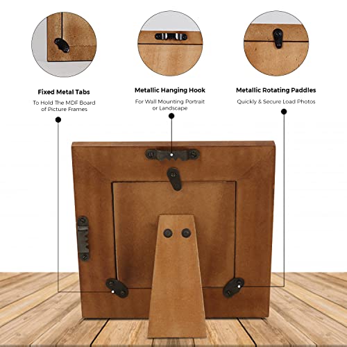 Handicrafts Home Picture Frames Chevron Pattern Inspired Bone Inlay Handmade Gifts Photo Frame (4X4 Inches, Blue) #TOP4