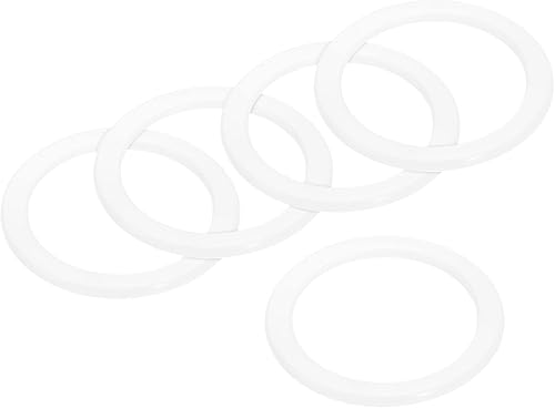 Miniatura 6 de MECCANIXITY Junta de sellado para cafetera, anillo de silicona blanca de repuesto 1.496x1.969x0.087 in para cafetera de aluminio de 1 taza, paquete