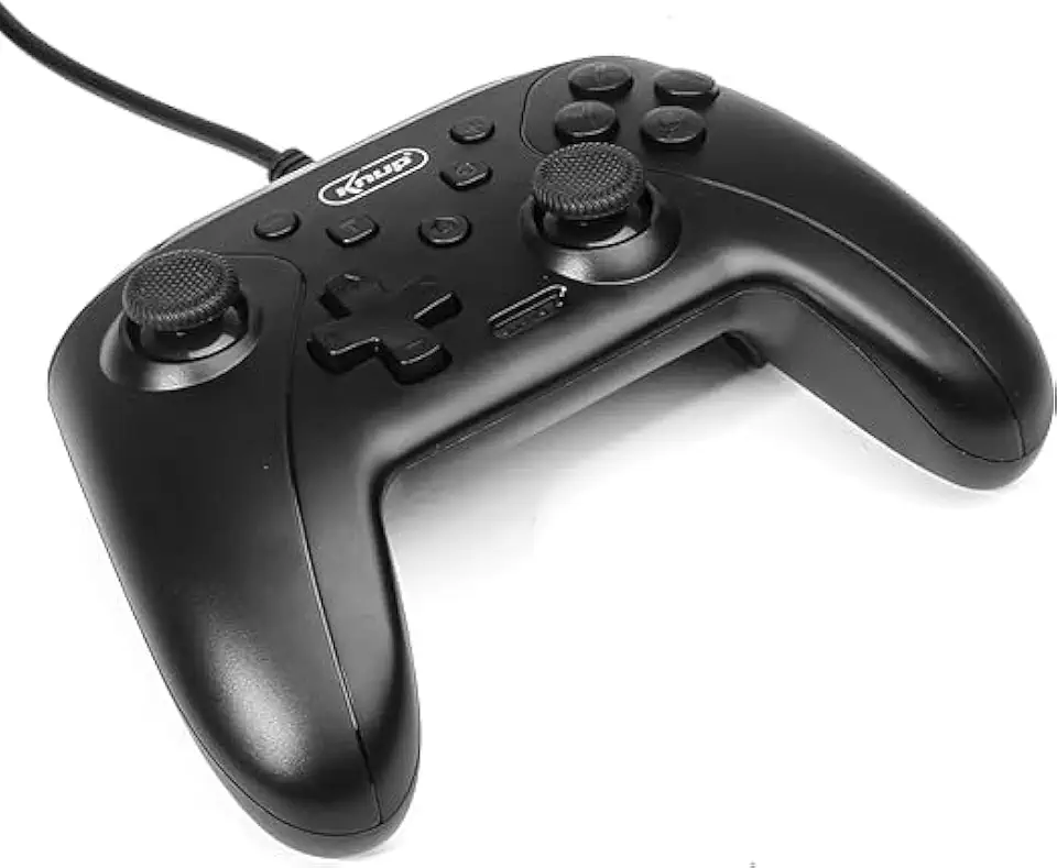 Controle Joystick Nintendo Switch Pro USB Com Fio Video Game Analógico Vibratório Dualshock PC Computador Notebook