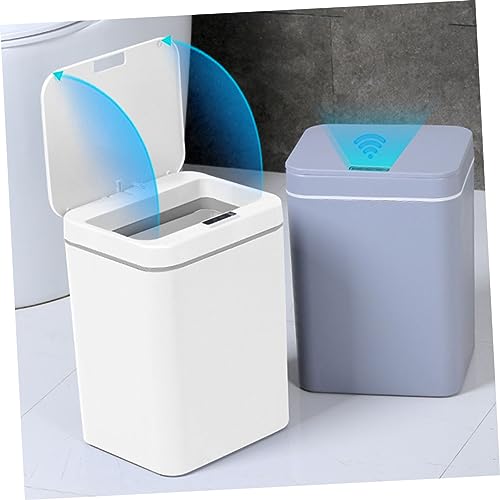 Cesto de basura automático con sensor inteligente y apertura táctil miniatura 5