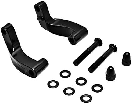 MonkeyJack Mirror Relocation Extension Adapter Kit for Harley 06-17 Motorcycles