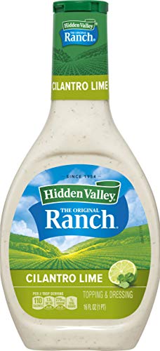 Hidden Valley® Cilantro Lime Ranch Salad Dressing & Topping, Gluten Free - 16 Ounce Bottle (Package May Vary)
