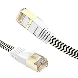 Cable de nailon trenzado de alta calidad, baja pérdida de señal con una velocidad de transmisión de hasta 10 gigabits / s.