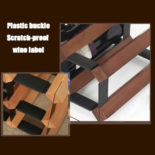 Soporte para Botellas de Vino de Madera 6-8 Botellas miniatura 3