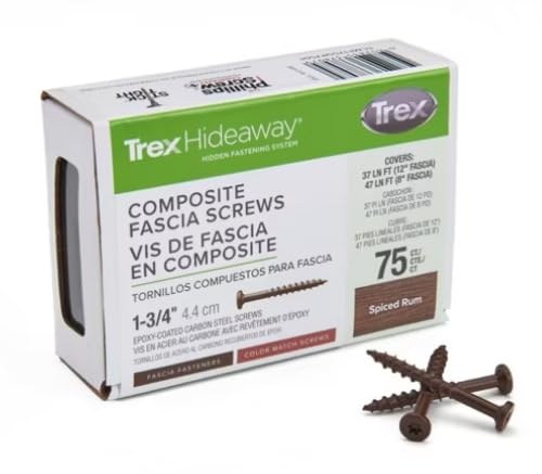 Trex Color Match Fascia Screws 1-3/4" 75ct (Toasted Sand/Havana Gold)