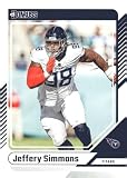 2024 Panini donruss #179 Jeffery Simmons Tennessee Football Card - Sportscard Superstore