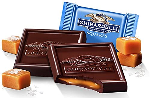 SupplyTiger Bundle of Ghirardelli Bulk (224 Ounce) Pack Dark Chocolate Sea Salt Caramel
