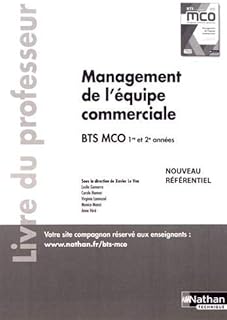 Management de l'équipe commerciale BTS 1 et 2 MCO - Professeur - 2019