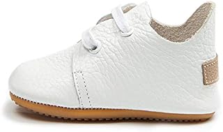 Ella Bonna Oxford Baby Boy Shoes, Hard Rubber Sole, Leather Baby Shoes, Toddler